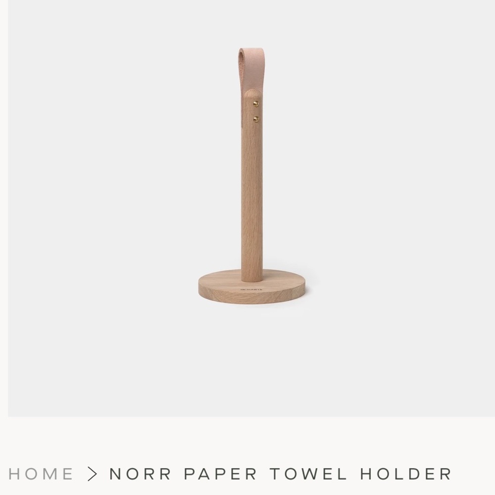 Norr paper towel holder.